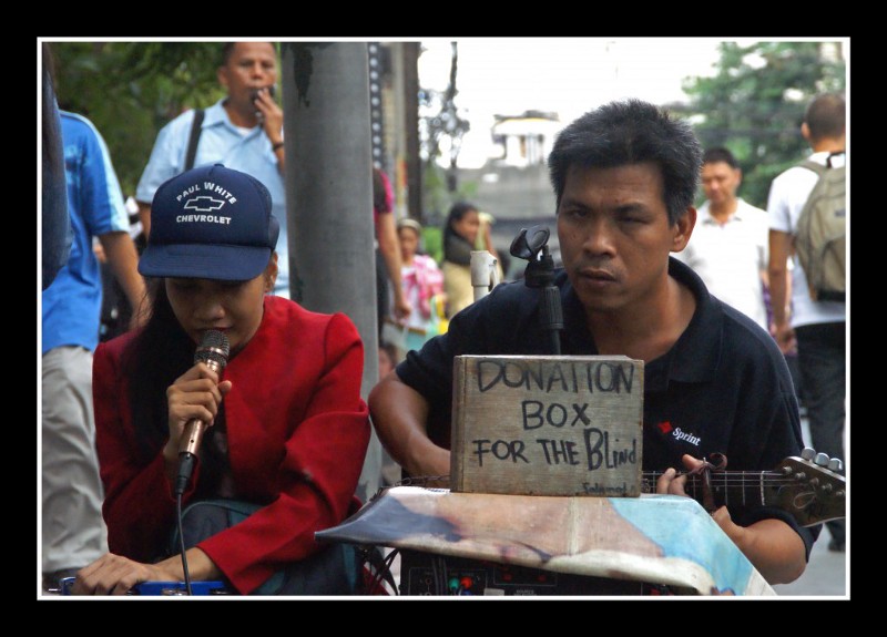 Blind Musicians in Manila