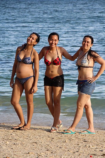 Aureada Ladies on the beach